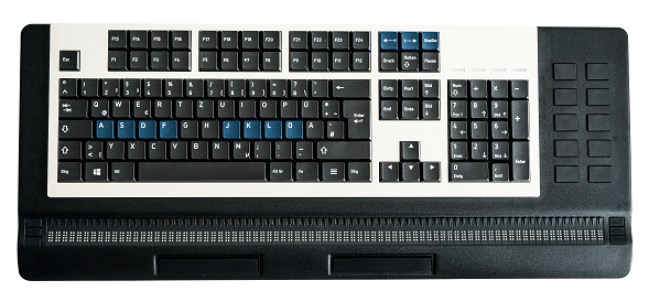 Bild Braillezeile ActivatorPro von oben